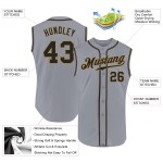 Sleeveless Custom Black-Old Baseball Authentic Jersey Gold Gray Sleeveless Custom Black-Old Baseball Authentic Jersey Gold Gray