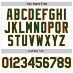 Custom Baseball Jersey Green Pinstripe White Sleeveless Orange Authentic Custom Baseball Jersey Green Pinstripe White Sleeveless Orange Authentic