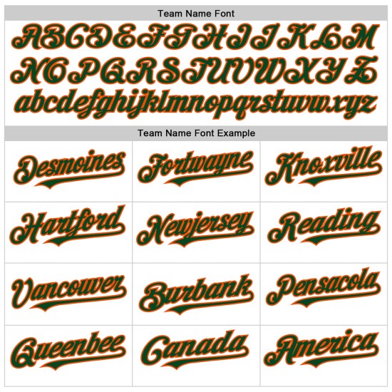 Custom Baseball Jersey Green Pinstripe White Sleeveless Orange Authentic Custom Baseball Jersey Green Pinstripe White Sleeveless Orange Authentic