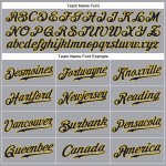 Custom Jersey Authentic Baseball Navy-Gold Gray Sleeveless Custom Jersey Authentic Baseball Navy-Gold Gray Sleeveless