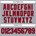 Custom Gray Baseball Jersey Sleeveless Authentic Red-Navy Custom Gray Baseball Jersey Sleeveless Authentic Red-Navy