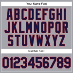 Jersey Navy-Red Sleeveless Gray Baseball Authentic Custom Jersey Navy-Red Sleeveless Gray Baseball Authentic Custom