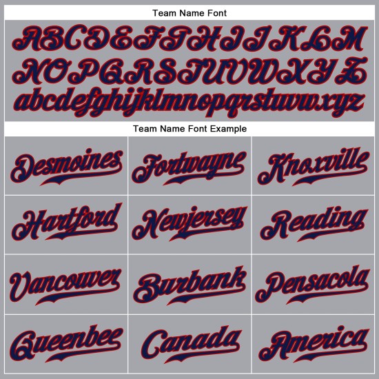 Jersey Navy-Red Sleeveless Gray Baseball Authentic Custom Jersey Navy-Red Sleeveless Gray Baseball Authentic Custom