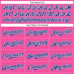 Pink Jersey Royal-White Authentic Baseball Sleeveless Custom Pink Jersey Royal-White Authentic Baseball Sleeveless Custom