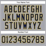 Custom Jersey Authentic Baseball Navy-Gold Gray Sleeveless Custom Jersey Authentic Baseball Navy-Gold Gray Sleeveless