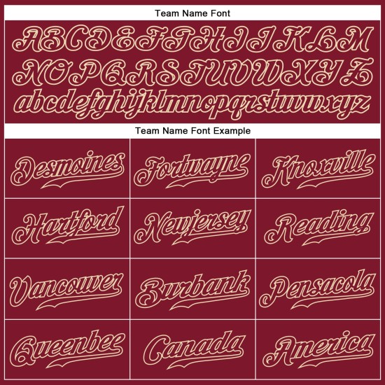 Sleeveless Crimson Jersey Crimson-Cream Authentic Custom Baseball Sleeveless Crimson Jersey Crimson-Cream Authentic Custom Baseball