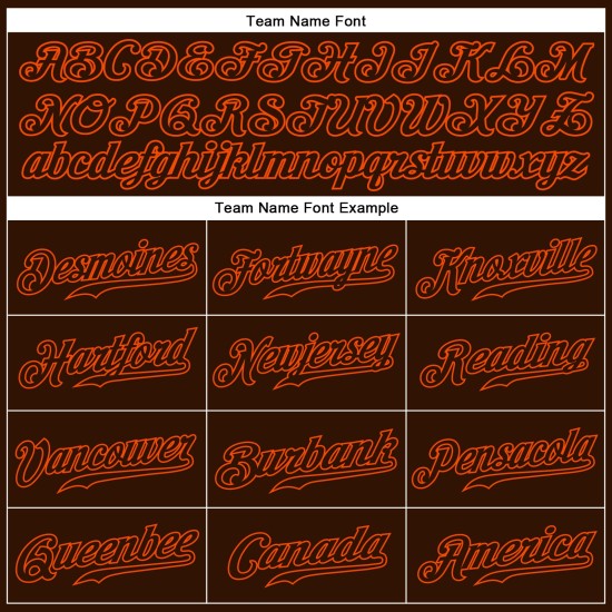 Jersey Brown-Orange Baseball Sleeveless Custom Authentic Brown Jersey Brown-Orange Baseball Sleeveless Custom Authentic Brown