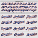Orange Baseball Sleeves Custom Pinstripe Raglan Royal-Orange Jersey White Authentic Orange Baseball Sleeves Custom Pinstripe Raglan Royal-Orange Jersey White Authentic
