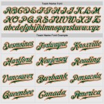 Baseball Sleeves Green-Orange Raglan Custom White Pinstripe Jersey Authentic Orange Baseball Sleeves Green-Orange Raglan Custom White Pinstripe Jersey Authentic Orange