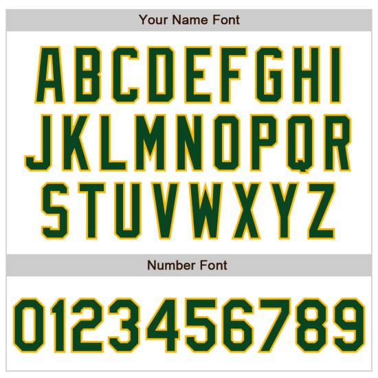 Jersey Authentic White Baseball Sleeves Raglan Custom Green-Gold Jersey Authentic White Baseball Sleeves Raglan Custom Green-Gold