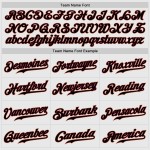 Raglan Crimson Authentic Baseball White Pinstripe Custom Sleeves Jersey Crimson-Cream Raglan Crimson Authentic Baseball White Pinstripe Custom Sleeves Jersey Crimson-Cream