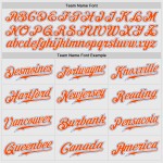 Jersey Baseball White Blue-Orange Pinstripe Raglan Custom Sleeves Blue Light Authentic Light Jersey Baseball White Blue-Orange Pinstripe Raglan Custom Sleeves Blue Light Authentic Light