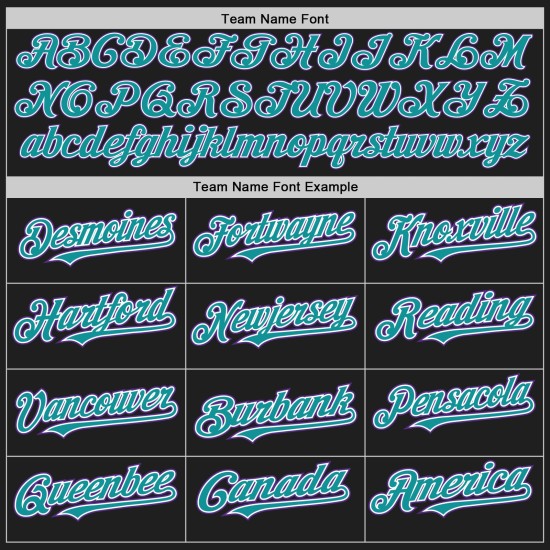 Custom Baseball Sleeves Raglan Authentic Teal-Purple Black Jersey Custom Baseball Sleeves Raglan Authentic Teal-Purple Black Jersey